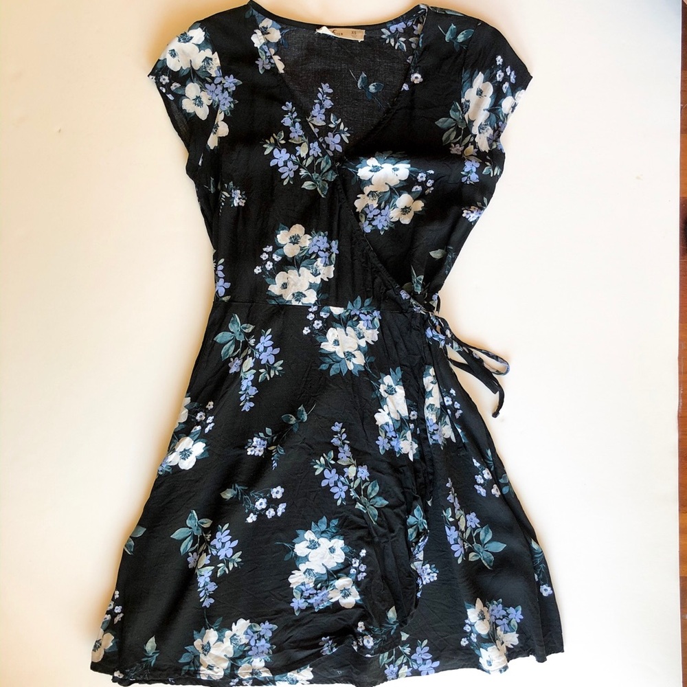 Hollister Floral Wrap Dress